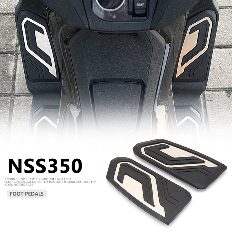 Apoio para os pés dianteiro e traseiro para motorista, acessórios do pedal para Honda NSS350 NSS 350 Nss350 2021 2022 2023
