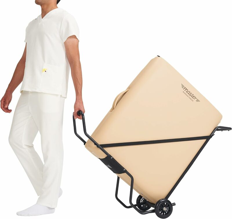 Hoofdmassage Universele Opvouwbare Tafelwagen Voor Draagbare Bedden-Lichtgewicht Massagetafel Opvouwbare Reisschaats W