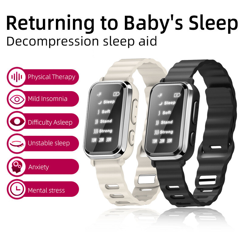 Dispositivo inteligente para dormir, ajuda para dormir, pulseira relógio, melhorar a insônia anti-ansiedade, máquina de hipnose, alívio da pressão eficaz