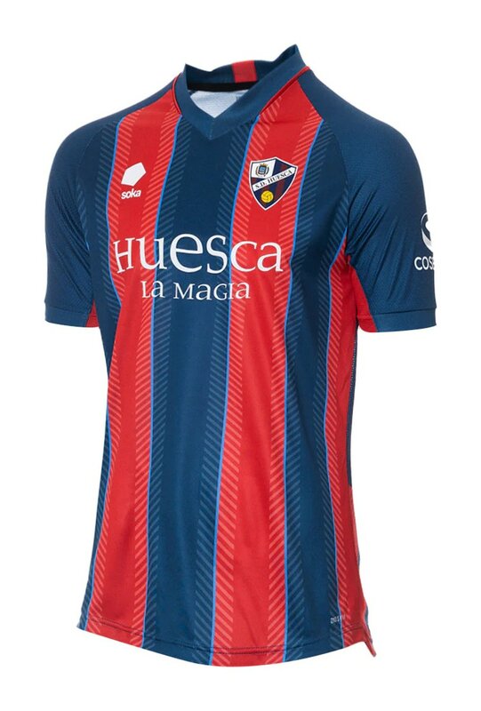 قميص كرة قدم قابل للتنفس ، تي شيرت بأكمام قصيرة ، تصميم مشهور ، تدريب رياضي ، Huesca XL