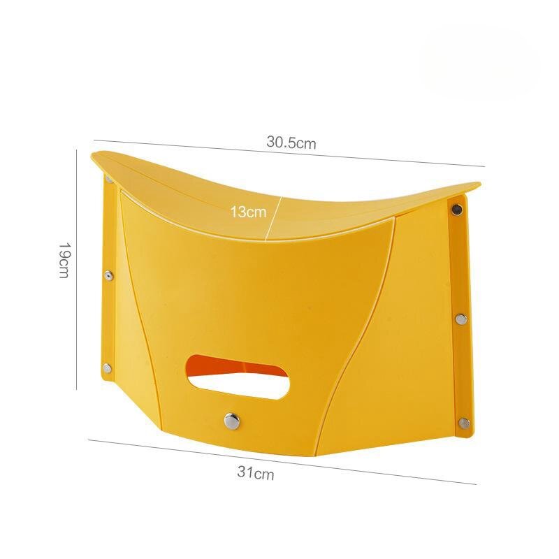 Taburete plegable portátil para exteriores, cesta de mano multifuncional para acampar y pescar