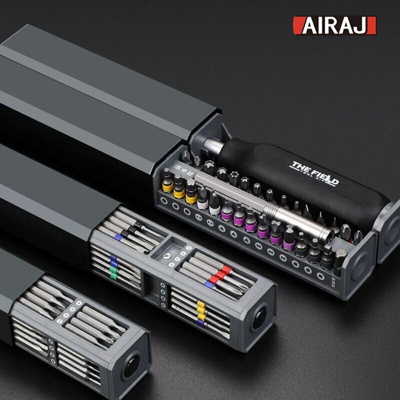 AIRAJ-Juego de destornilladores 30/40 en 1, múltiples especificaciones, herramienta de mantenimiento Manual multifuncional de alta precisión