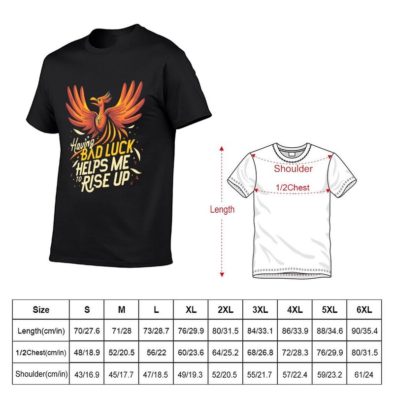 Rise Up Phoenix T-Shirt oversizeds kawaii clothes tees mens t shirts