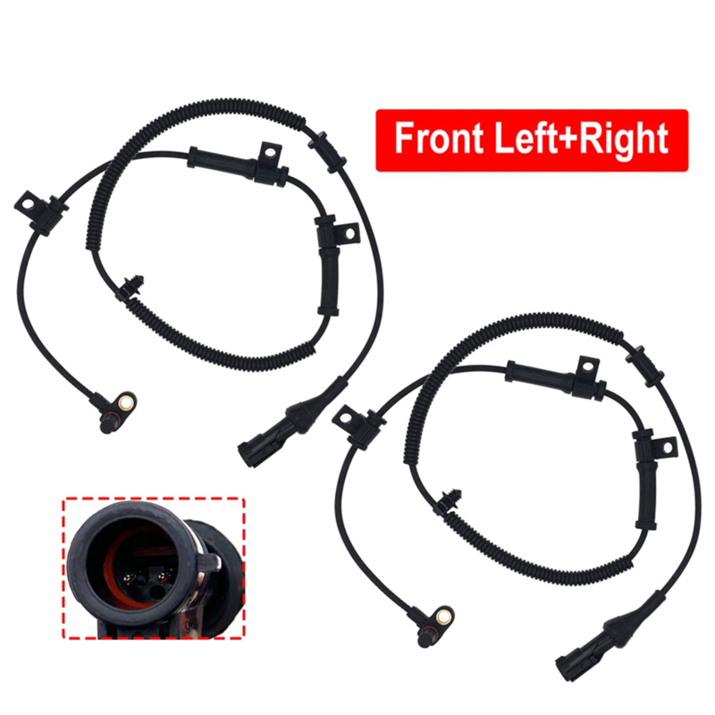 2Pcs ABS Wheel Speed Sensor Front Left & Right ALS505, 695116 for Ford F250 F350 Super Duty 2005-2010