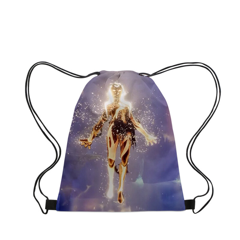 2023 luci strappate borse da gioco borsa con coulisse in tela di stoffa donna uomo borse per il tempo libero