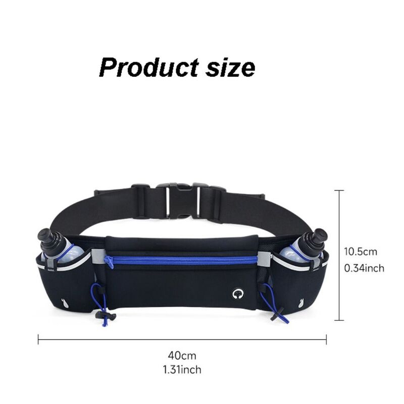 남녀공용 반사 테이프 러닝 허리 가방, 하이 퀄리티 방수 내구성 휴대폰 스포츠 벨트 주전자, 가벼운 스포츠 장비