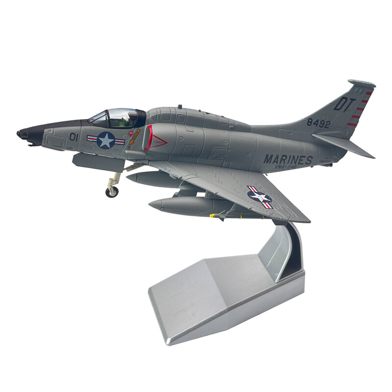 미국 해병대 A-4 Skyhawk Attack A4 전투기 장난감 항공기, 금속 밀 항공기 모형, 어린이 선물 장난감 장식품, 1:72