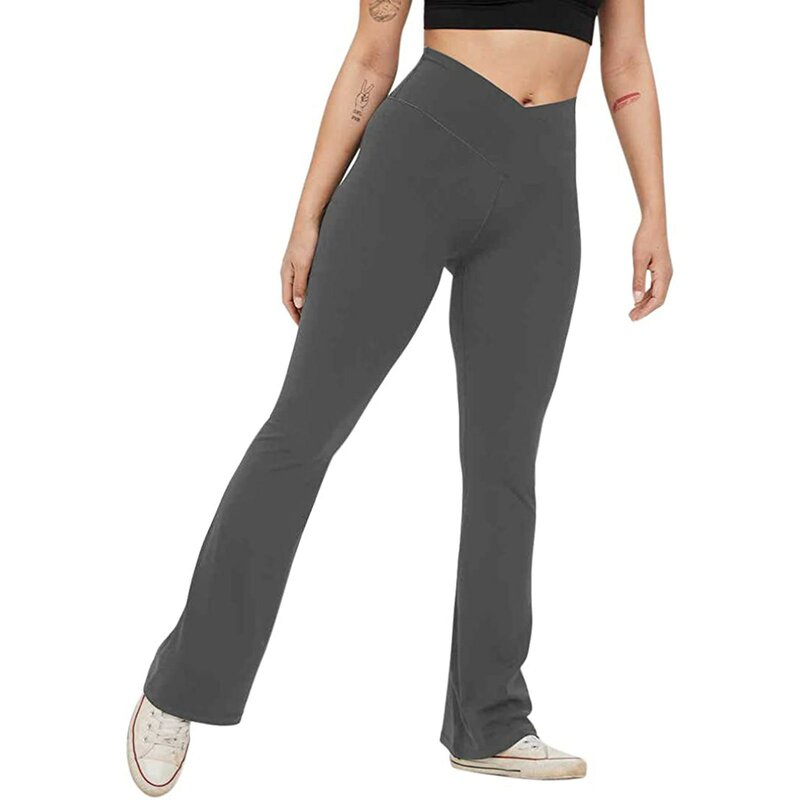 Female Athletic Running Workout Fitness Leggings Women'S Pure Color Simplicity Comfortable Yoga Trousers