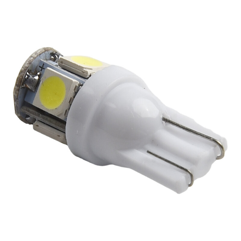 Lamp Car Lights Parts Tail Light Useful 12V 5W 6000K Accessory Anti-vibration Interior License Plate T10 White
