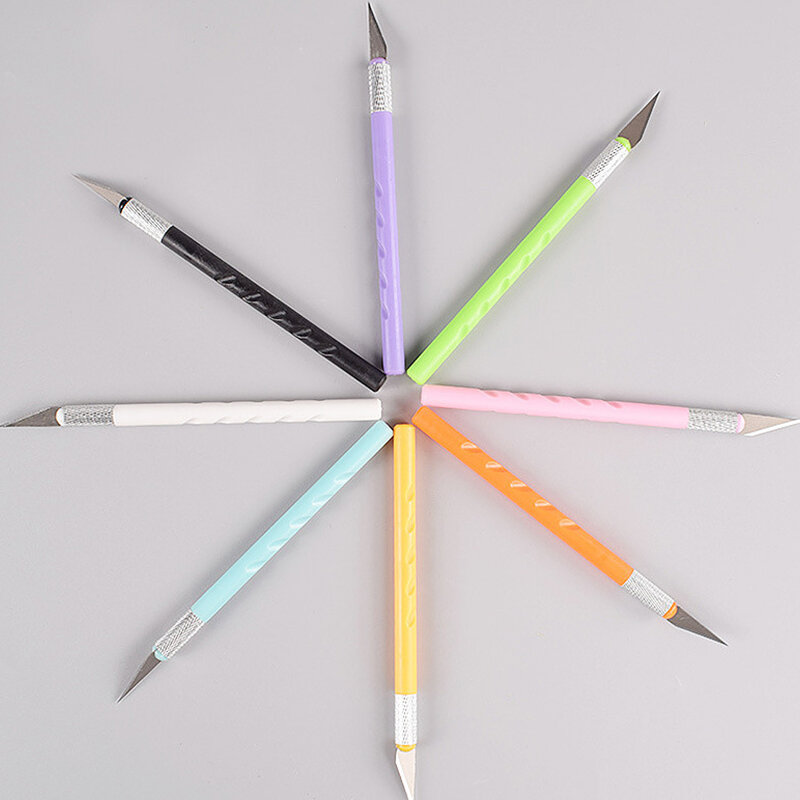 紙カッターペン付き30 ° アートユーティリティナイフ、手工芸品ツール、文房具