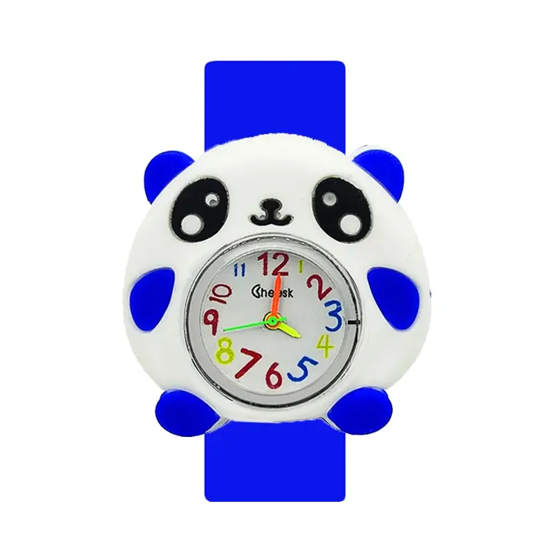 Relógio de pulso 3d de animal fofo para crianças, acessório de silicone, à prova waterproof, de desenho animado, ideal para presente de aniversário de estudante