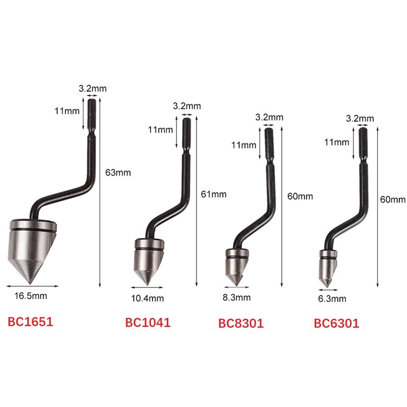 1pc 63RC M2 HSS Deburring Tools Chamfer Cutter Countersunk Head BC6301/BC8301/BC1041/BC1651 Burr Deburring Trimming Tools