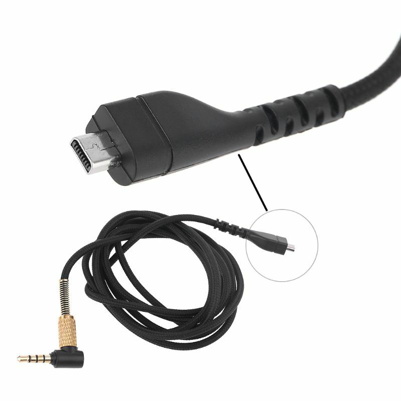 ESTD Ersatz-Stereo-Audiokabel-Verlängerungskabel für Arctis 3 5 7 9X Wireless Gaming-Kopfhörer-Headset-Ersatz
