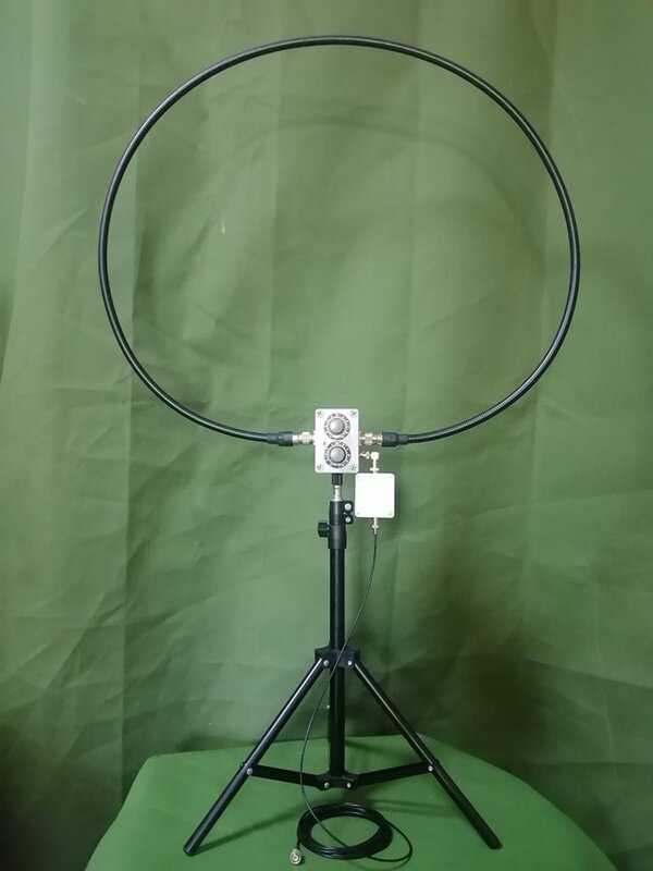 To 20W QRP Magnetic Loop Antenna Short wave HF Radio IC-705 HF 5-30MHz FM 76-108MHz VHF 110-150MHz UHF 400-450MHz