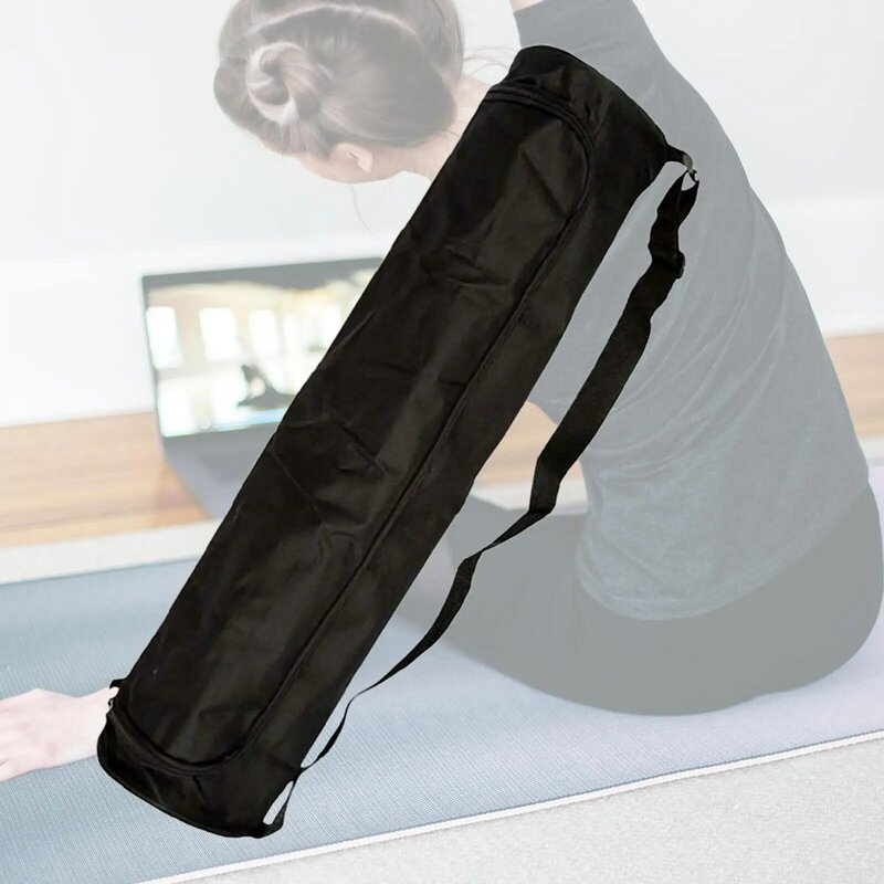 Bolsa para esterilla de Yoga con correa ajustable y cremallera, resistente al desgaste, lavable