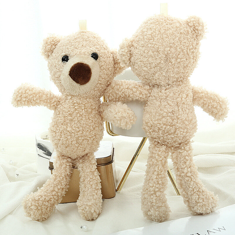 귀여운 테디 베어 인형 장난감, 귀여운 곰 봉제 동물 장난감, 키 펜던트, 가방 및 의류, 소년 소녀 휴일 선물 장식, 20cm
