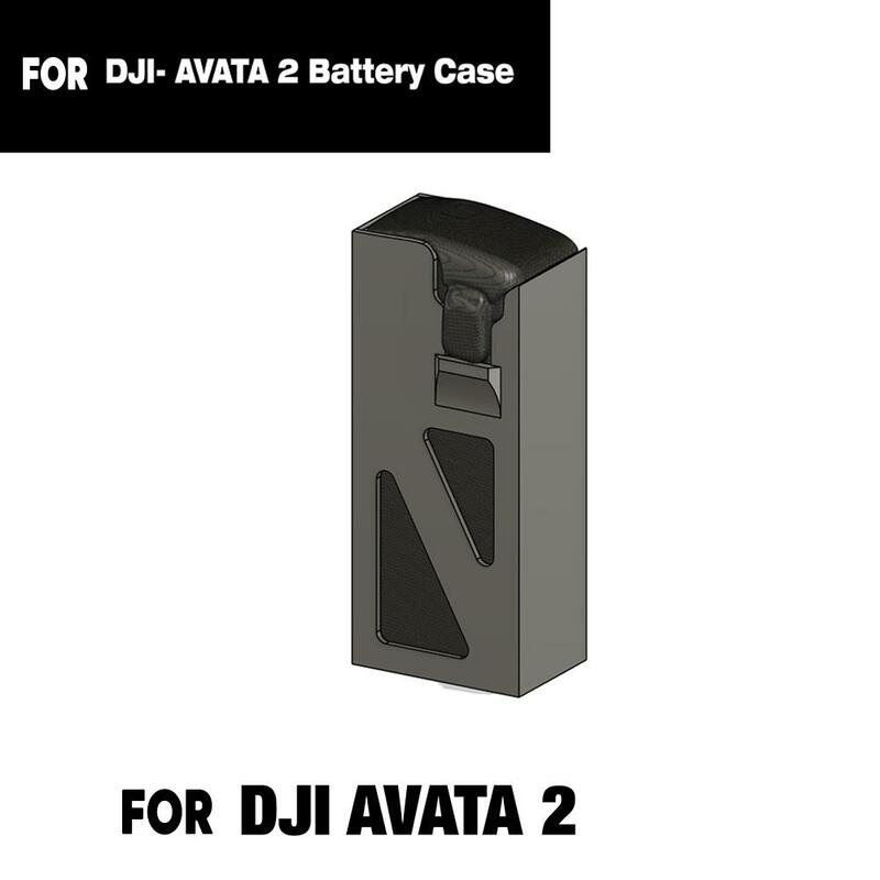 UAbility-Étui de protection de batterie pour caméra aérienne, accessoires PTZ, étui de stockage de batterie pour dji AVATA 2 P8Y6, navette Petg