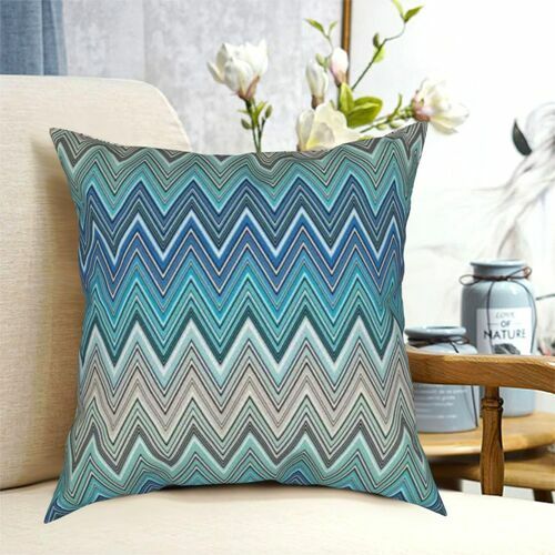 Home Shape Pillowcase Pattern Zipper Decorative Throw  for Car Seat Cushion Cover 