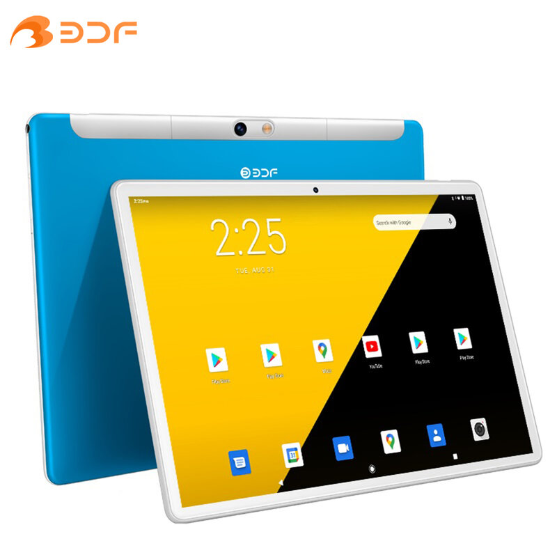 Tableta PC Android de 10,1 pulgadas, dispositivo con ocho núcleos, 4GB de RAM, 64GB de ROM, Google Play, red Dual 3G, tarjeta SIM, Bluetooth, WiFi, tipo C, novedad