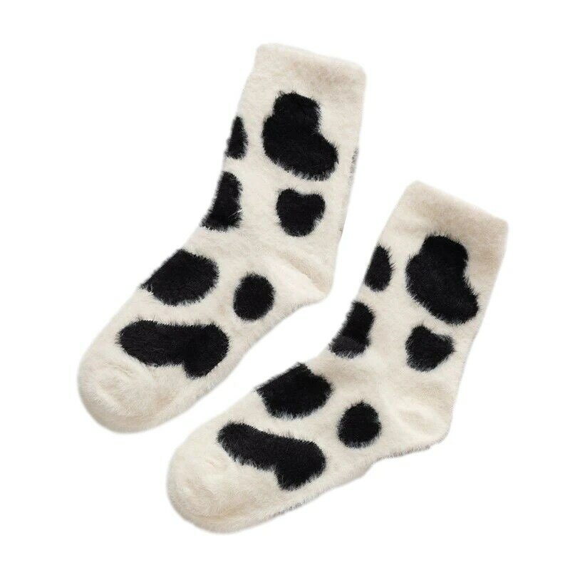 Cute Socks Autumn And Winter Plush Mink Stockings Thickened Girl Floor Stockings Home Dressing