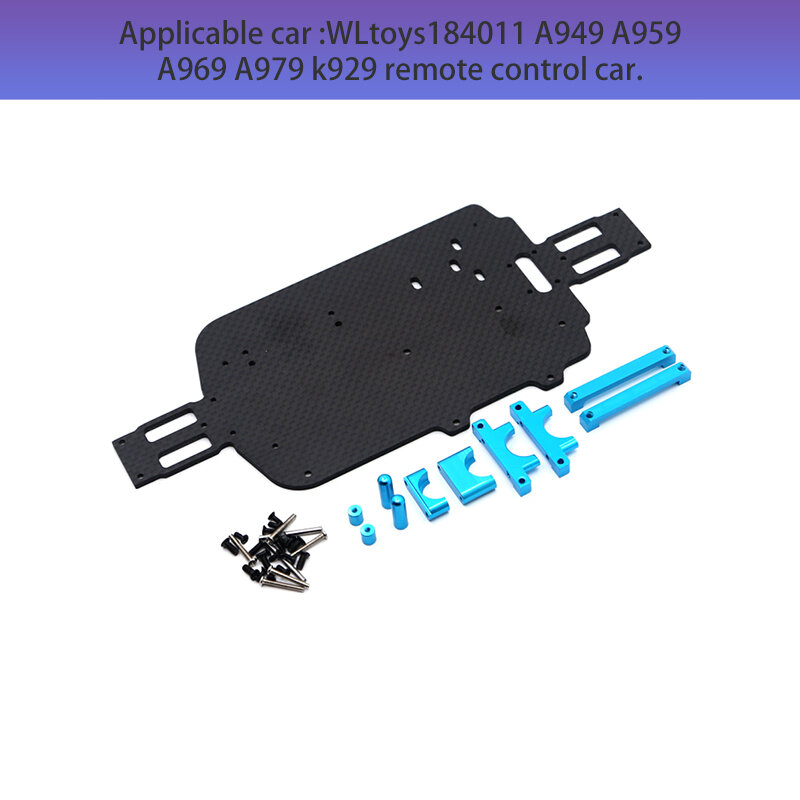 WLtoys184011 A949 A959 A969 A979 K929 Remote Control Car Accessories Carbon Fiber Chassis
