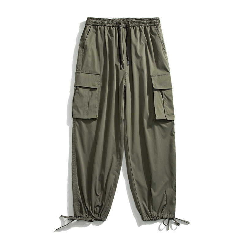 Men Cargo Pants Side Pocket Hip Hop Harem Pants Casual Trousers Male Joggers Sweatpants Fashion Men Women Pants Streetwear 5XL