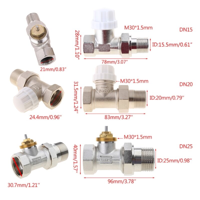 Water for Valve Electric Actuator HVAC Thermal Actuator for Valve Radiator for Valve Without Actuator Hilarity DN15 DN20 11UA