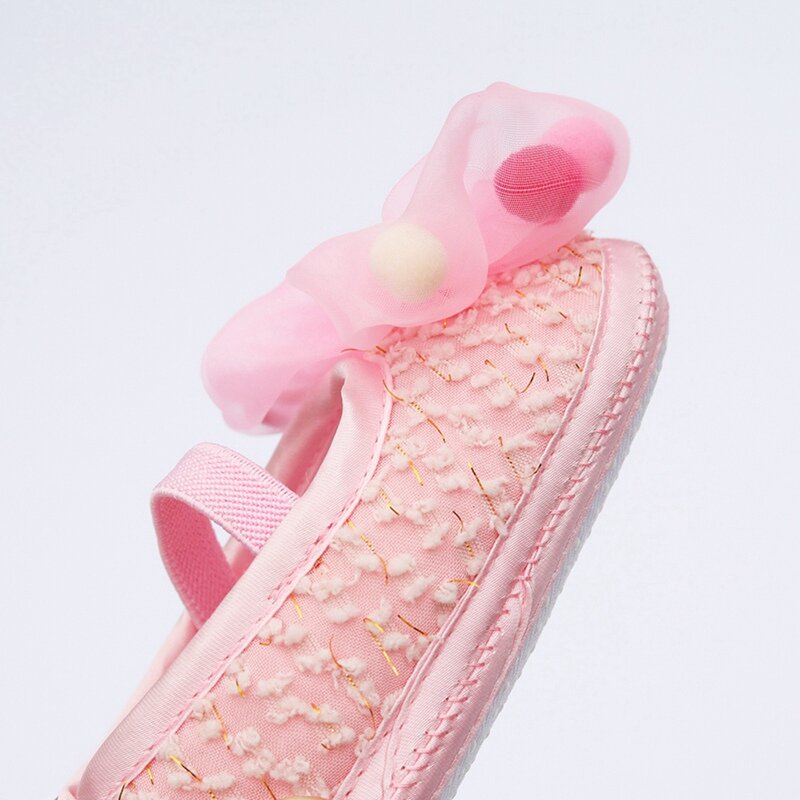 Chaussures de printemps et d'automne pour bébé de 0 à 18 mois, chaussures de princesse douces, avec nœud, décontractées, à l'offre elles souples, imprimées, pour enfants