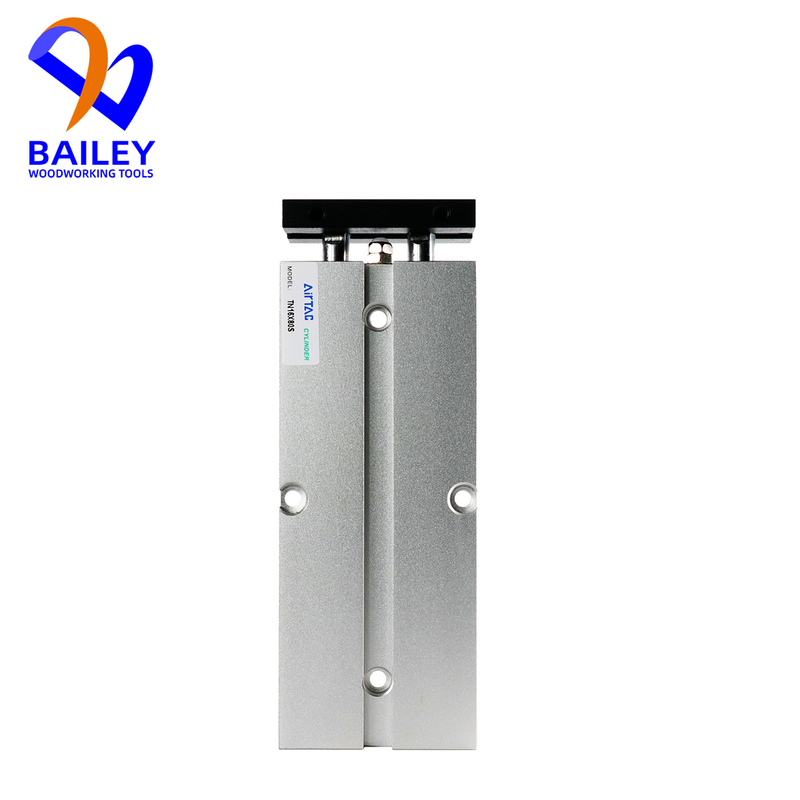Bailey-木工機械用のダブルロッド空気圧シリンダー,アルミニウム合金,16x80s