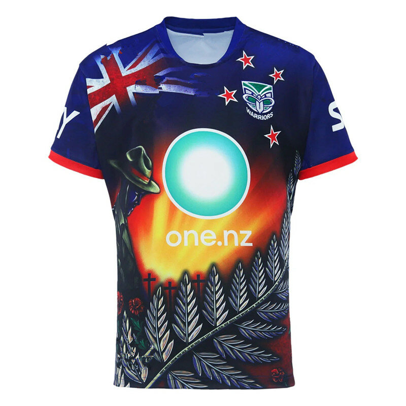 2024 NEW ZEALAND WARRIORS MENS ANZAC RUGBY JERSEY 2024/25 Warriors Indigenous HERITAGE TRAINING JERSEY size S--5XL