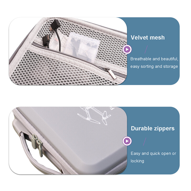 For DJI Mini 2/Mini 2 SE Storage Bag Carrying Case Remote Control Battery Drone Body Handbag For DJI Mini 2 Drone Accessories