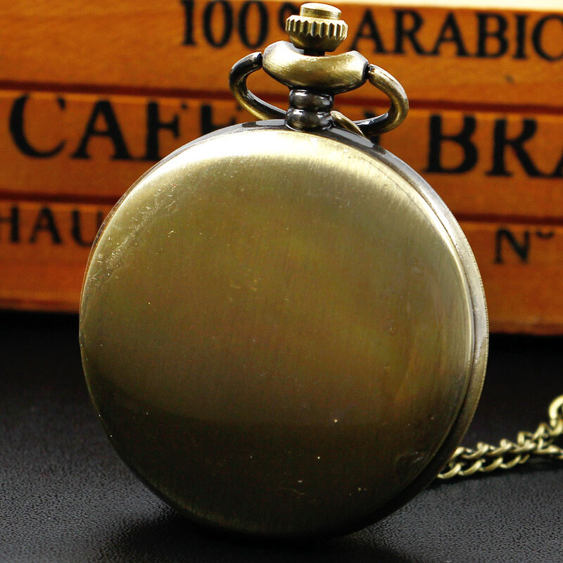 Часы наручные кварцевые для мужчин и женщин, классические модные ретро-часы с подвеской на ожерелье, подарок для студентов