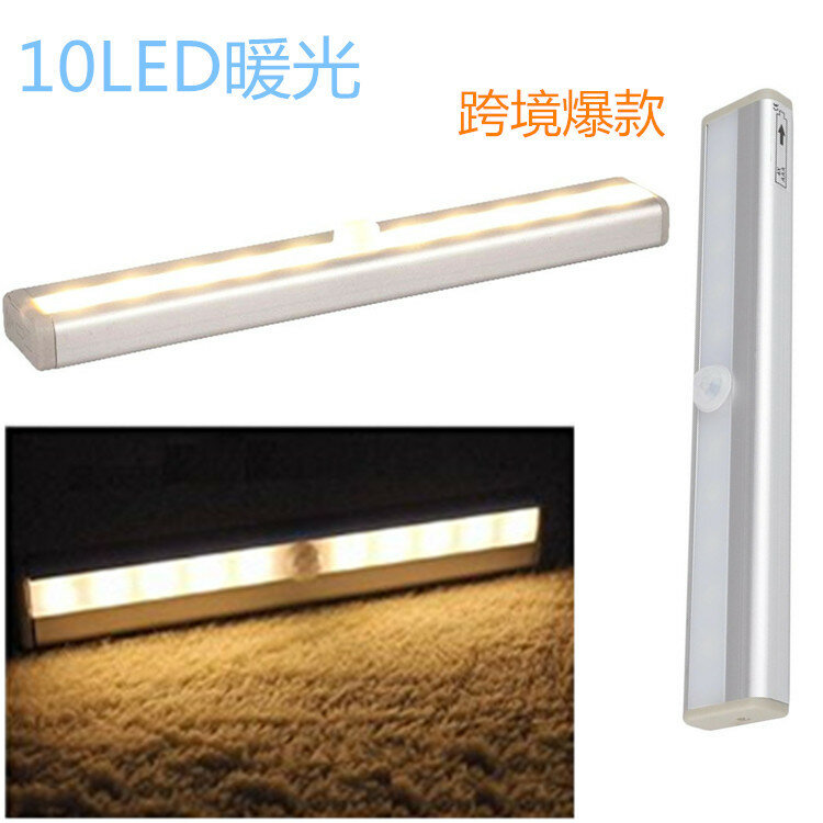Lámpara Led infrarroja con sensor de cuerpo, luz decorativa para dormitorio, escalera, armario, habitación, pasillo