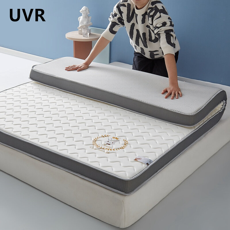 UVR tajlandia materac lateksowy z pianki Memory o wysokiej gęstości, miękkie i wygodne pełny wymiar na materac do sypialni w akademiku Tatami