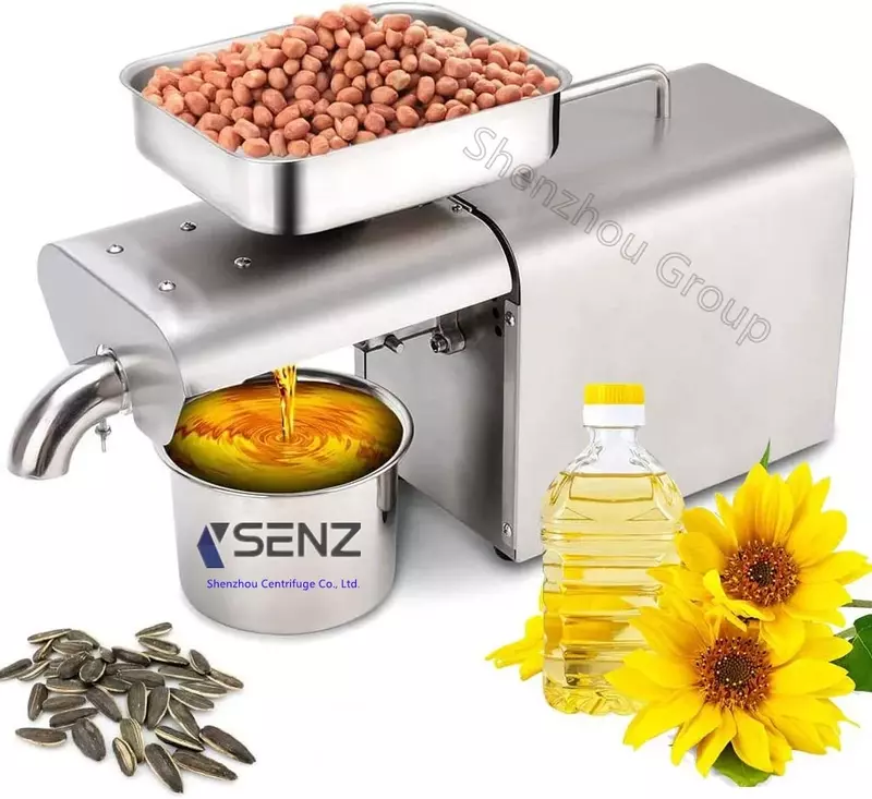Small home use oil extractor presser olive/coconut/peanut/sunflower seeds domestic mini oil press for kitchen use