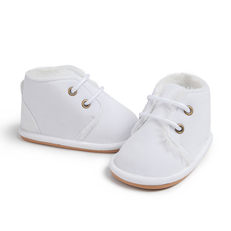 New Fall Winter Newborn Baby First Day Toddler Shoes Rubber Soft Bottom Warm Anti Slip Baby Boy Baby Girl Sports Casual Shoes