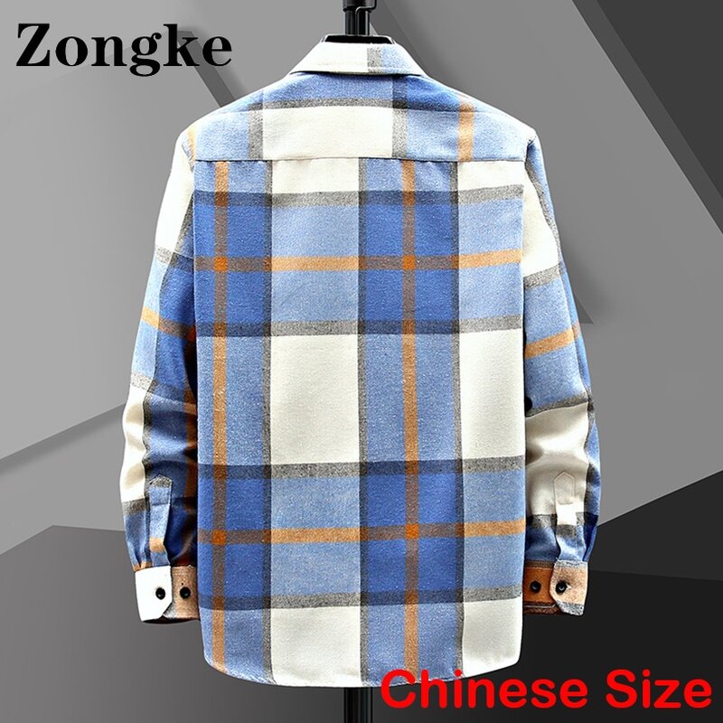 Chemises à carreaux pour hommes Vêtements de mode Chinois Taille M-3XL Chemises pour hommes Vêtements Harajuku Vintage 2023 Printemps Nouveautés