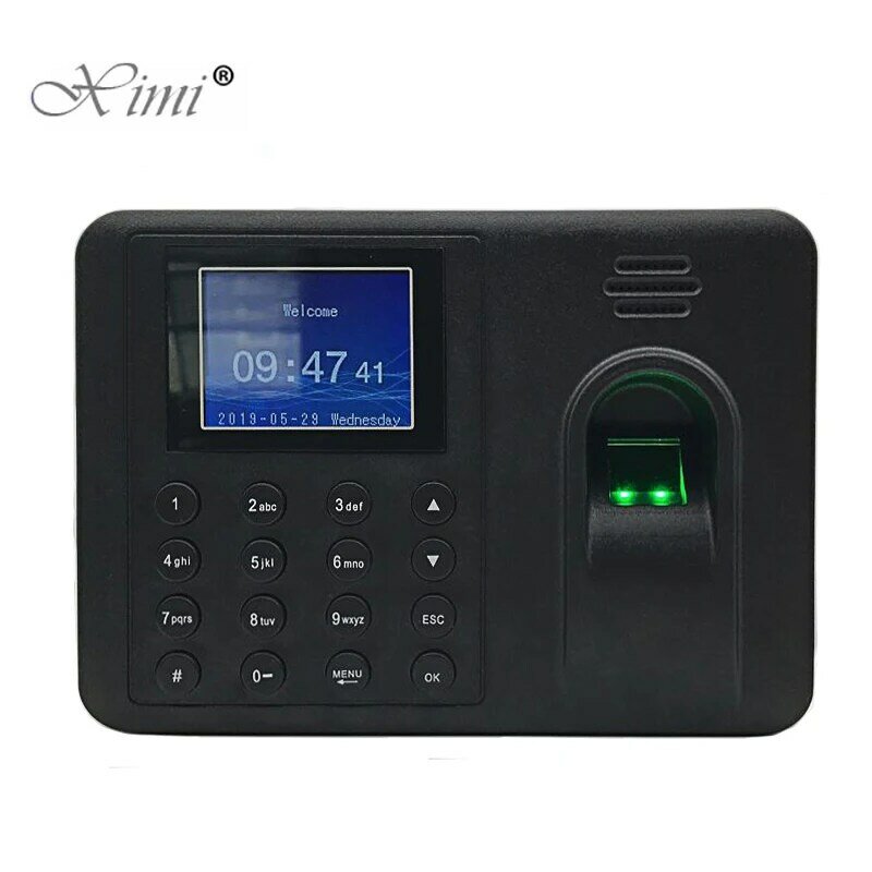 Biometryczny linie papilarne czas obecności rejestrator zegar USB MK-500 czas i frekwencję, bez instalowania oprogramowania.