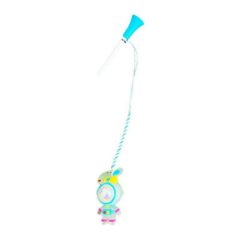 New Cute Golf Rubber Tees With Flashing Light Cartoon Ball Golf Gift Loss Prevent Braided Accessory With Rope Holder Golf M8W8