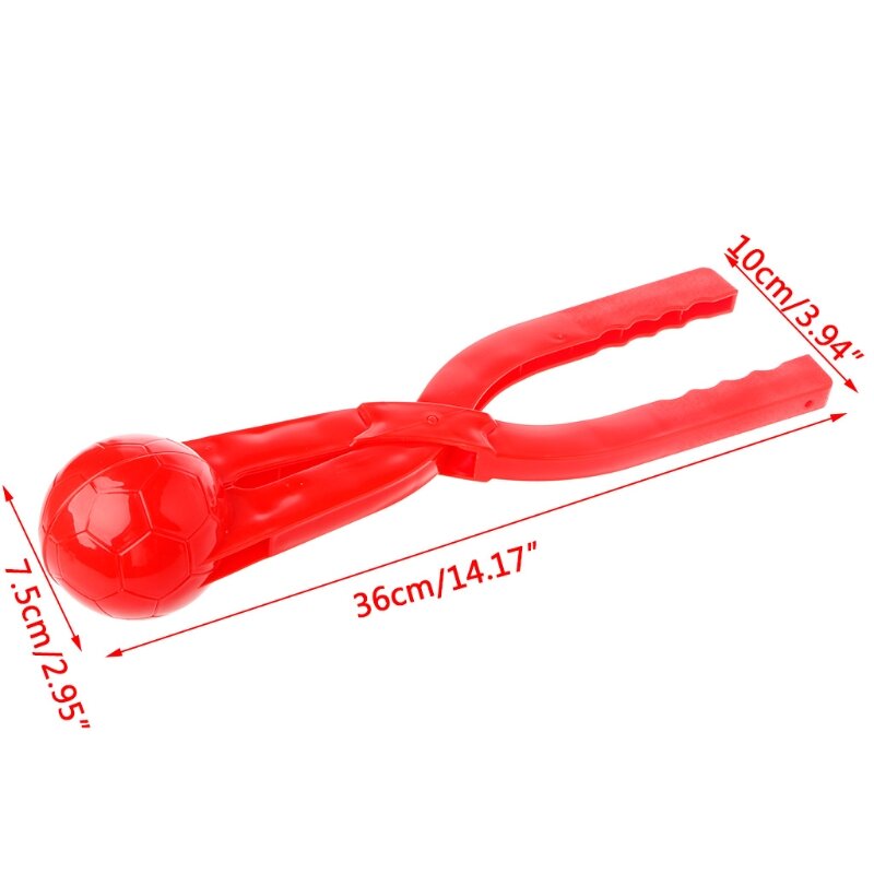 Kids Plastic Thickened Snowball Maker Clip Pliers Former Fights Tool Snow Toys