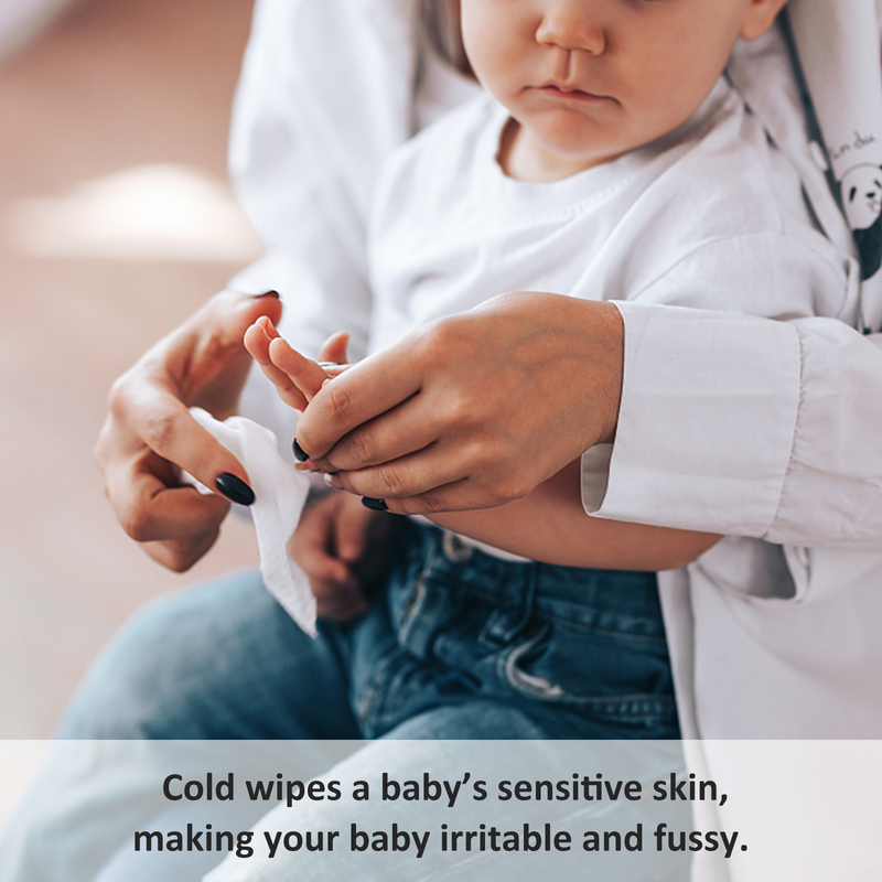 Wet Wipes Dispenser para criança, Wipe Warmer Box, Mini Aquecedor, Suprimentos ABS para bebê