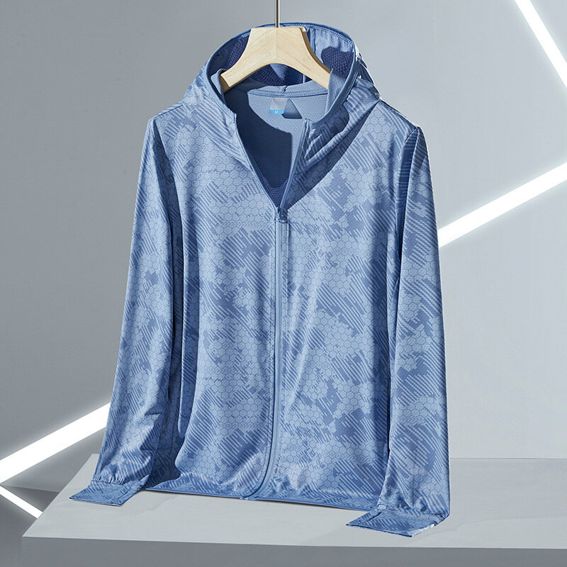 UPF50 Ice silksun защитная одежда для унисекс, уличная тонкая дышащая защитная одежда с УФ-защитой, Солнцезащитная одежда, куртка