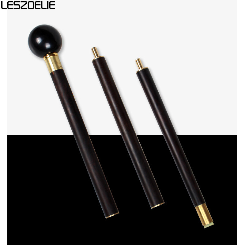 Bastón de madera de lujo para hombre y mujer, bastón decorativo de 2 estilos, elegante, Estilo Vintage, color negro