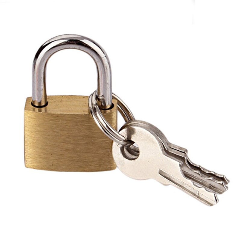 3 Keys Small Size Wolf Dog Copper Padlock Wolf Head Brass Lock Small Locks Door Locks Anti-Rust Lock Core