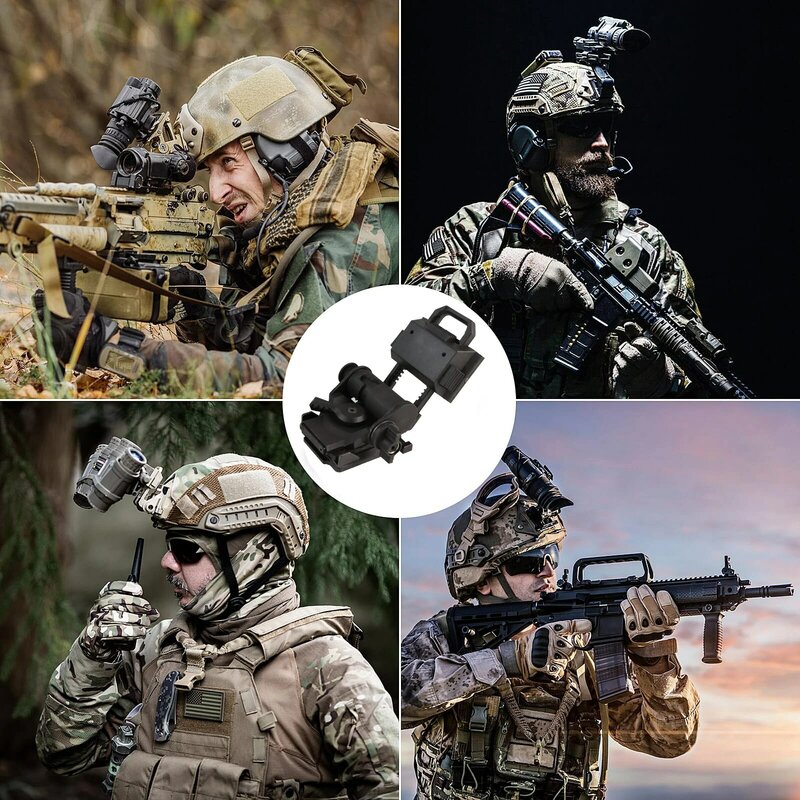 Night Vision Tactical Capacete Suporte Suporte, Goggles Mount, Acessórios Capacete, NVG, PVS15, GPNVG18