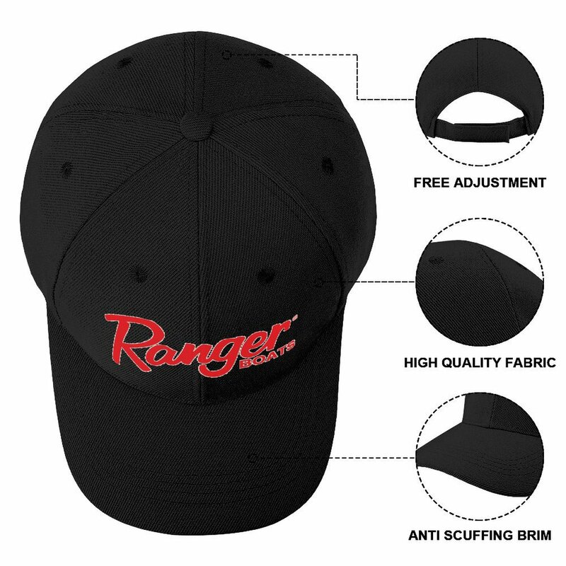 Casquette de baseball Ranger pour hommes et femmes, chapeau de soleil, rouge, pêche, bateau, luxe, mignon