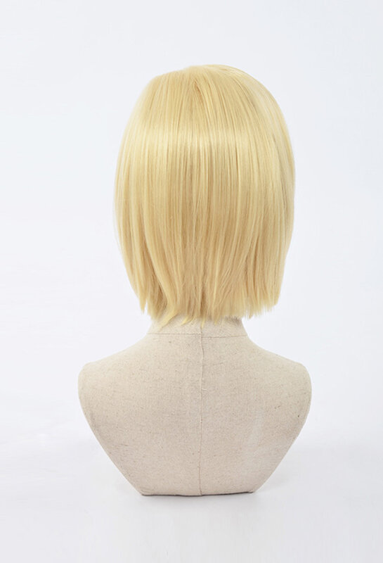 Heat Resistant Fiber Cosplay wig refer to Dragon Ball Android 18