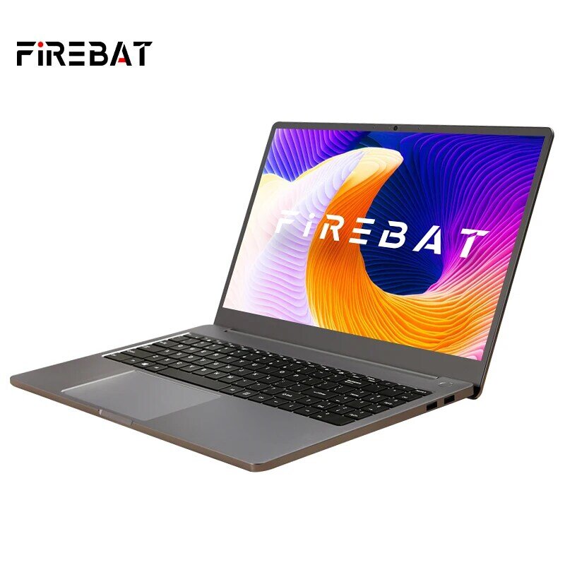 FIREBAT-ordenador portátil ultradelgado, Notebook T5E NWE, AMD R5, 4600H, 15,6 pulgadas, DDR4, M.2, 16 GB RAM, 512GB SSD, 1920x1080, 60Hz