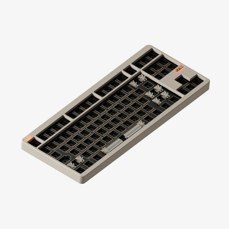 Nuphy-personalizado kit teclado mecânico de alumínio, três modos, hot-swappable, gem80