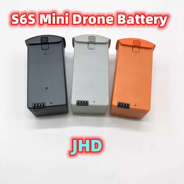 Bateria JHD-Lipo para S6S Mini Drone Camera, Acessórios Originais Drone, Novo